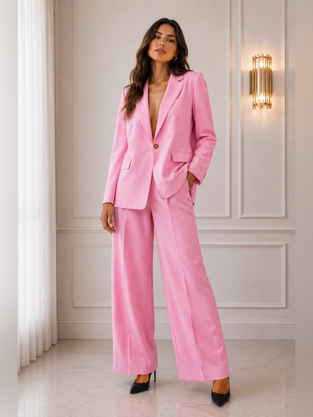 Zara Pink Pantsuit!